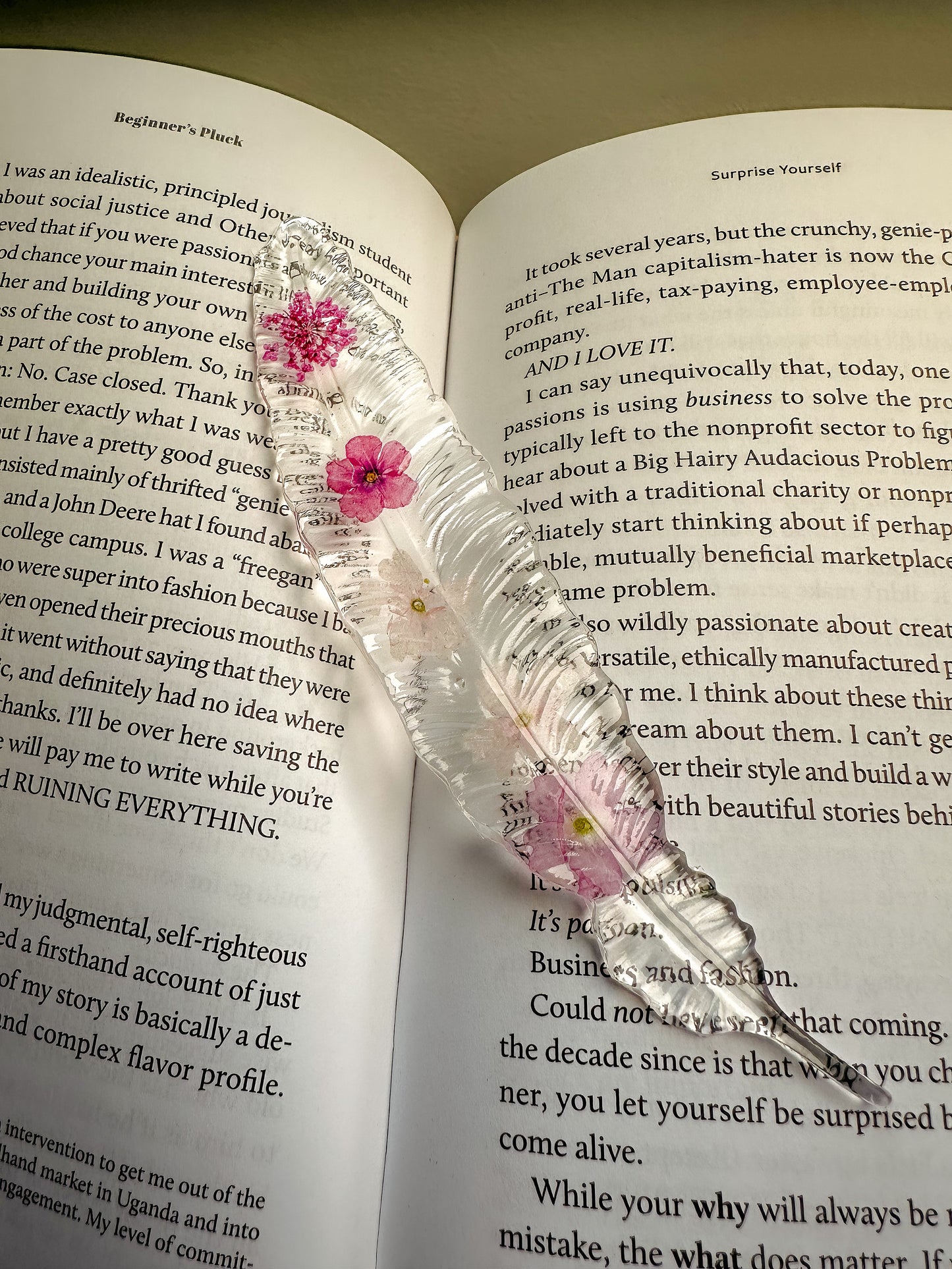 Feather Bookmark